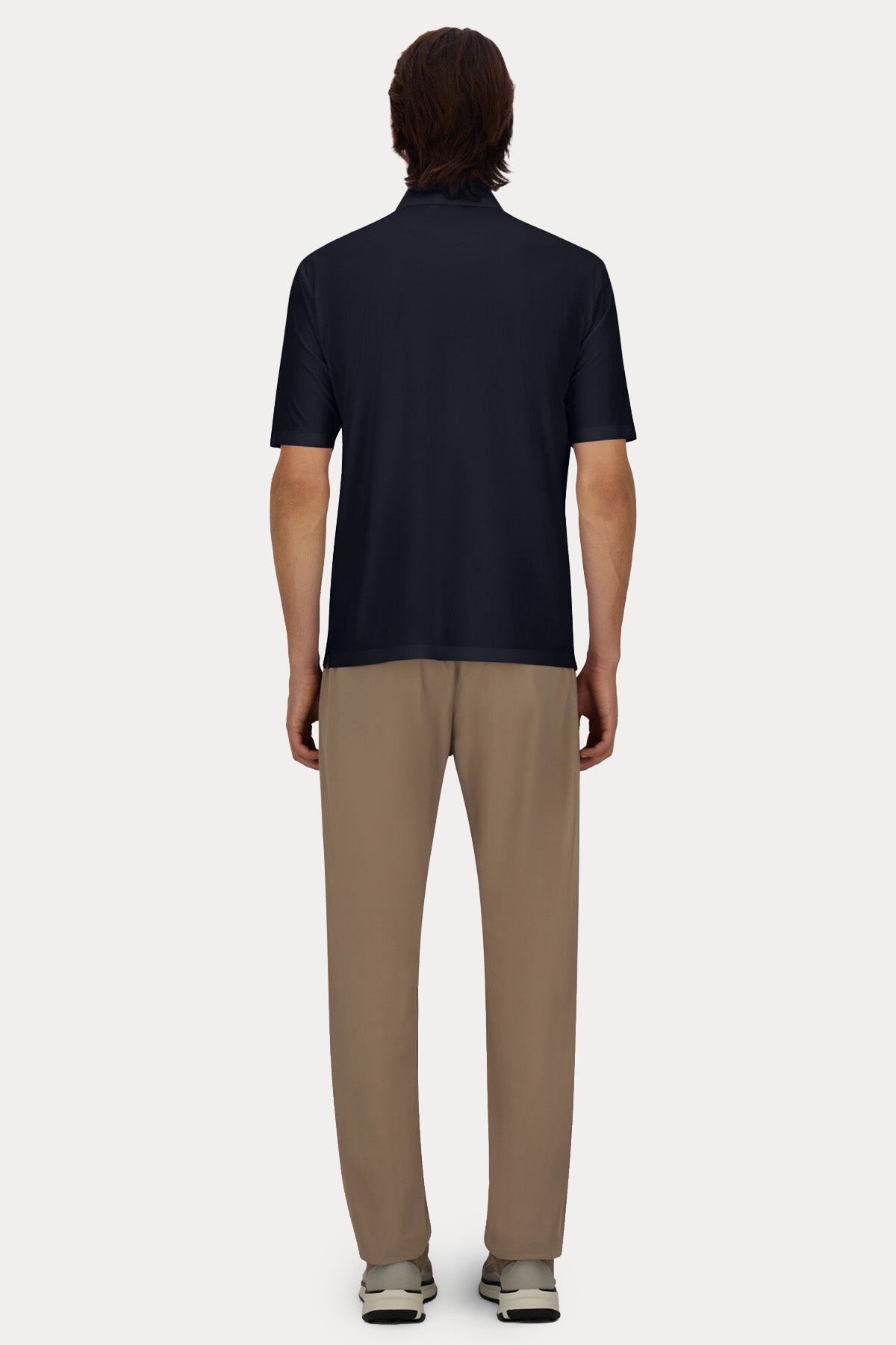 Herno Regular Fit Polo Yaka Streç T-shirt-T-shirt-Libas