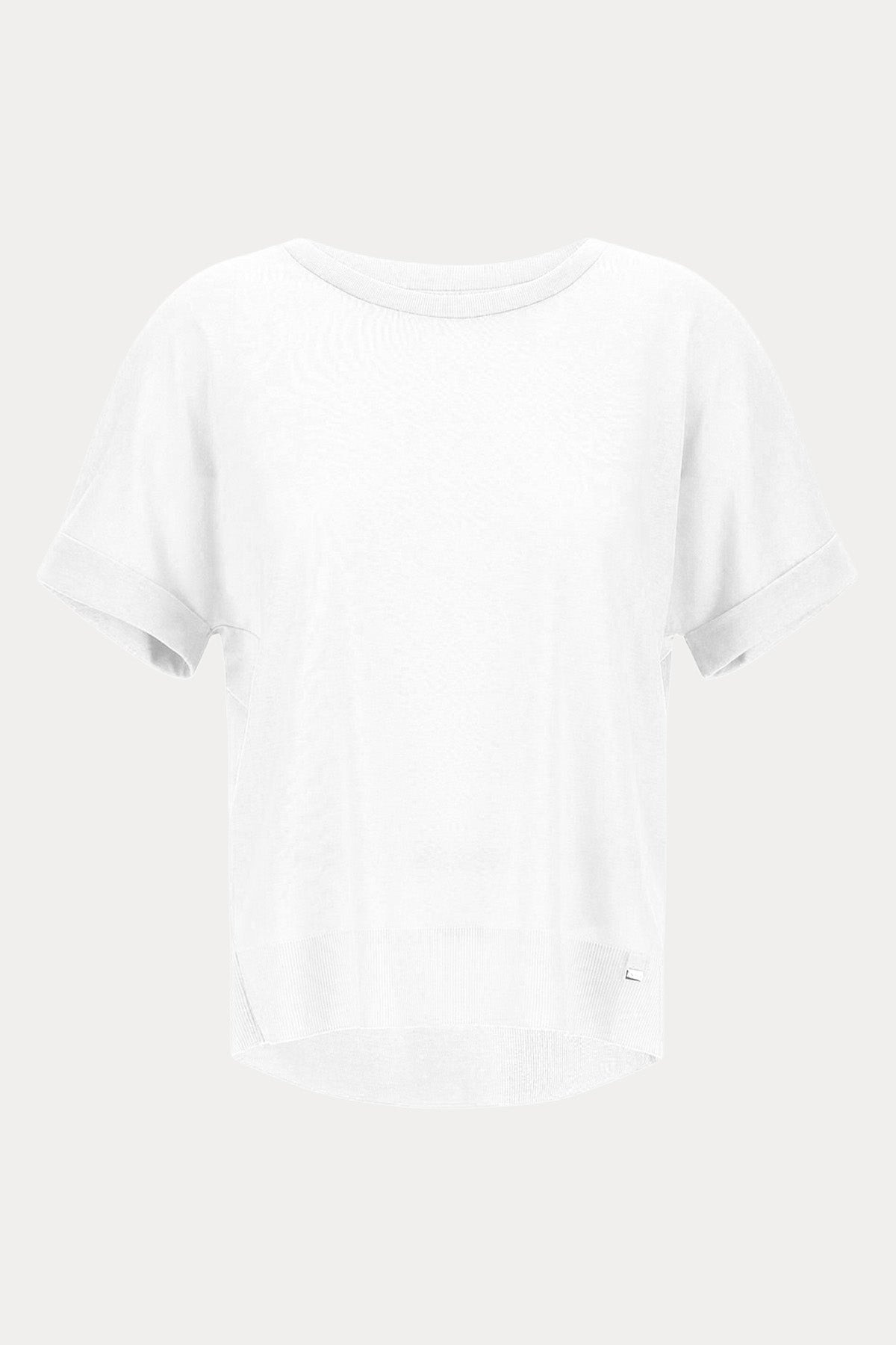 Herno Boxy Fit Yuvarlak Yaka T-shirt-T-shirt-Libas