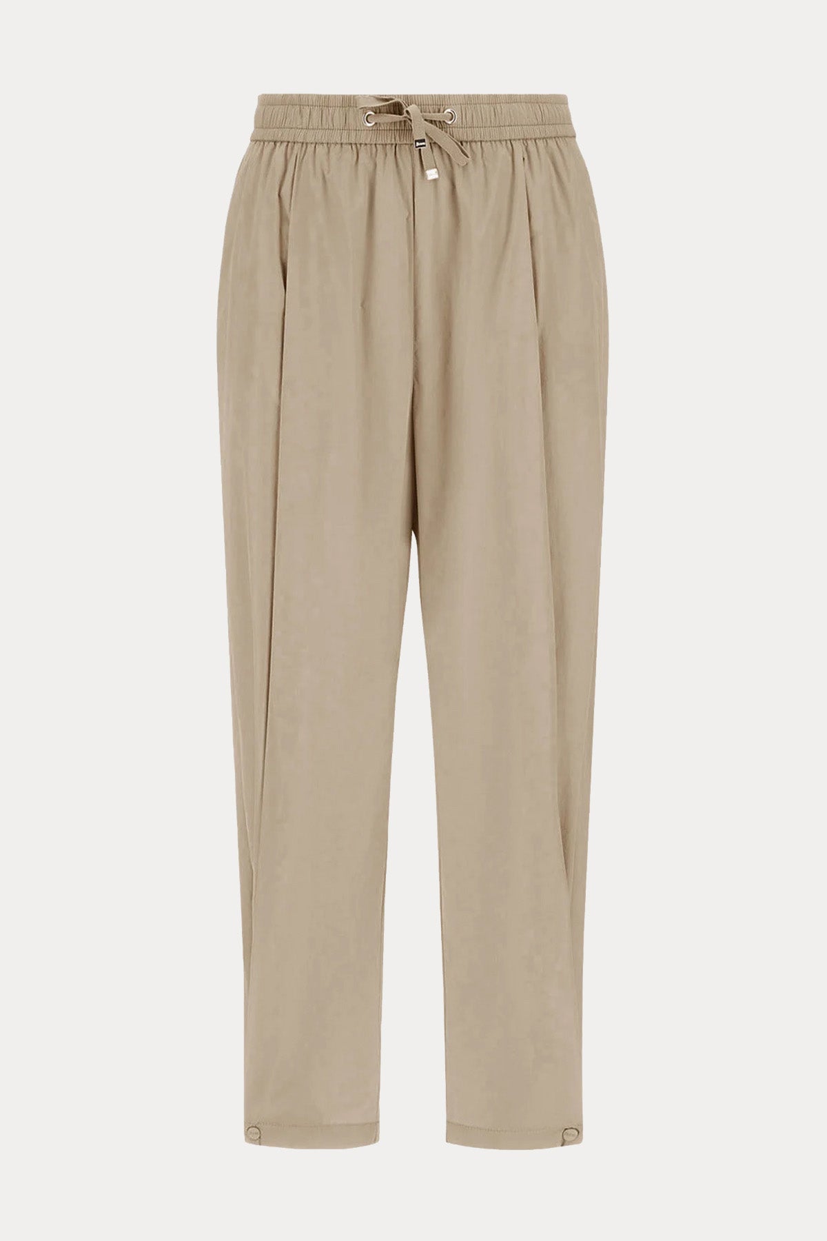 Herno Relaxed Fit Beli Lastikli Streç Pantolon-Pantolon-Libas