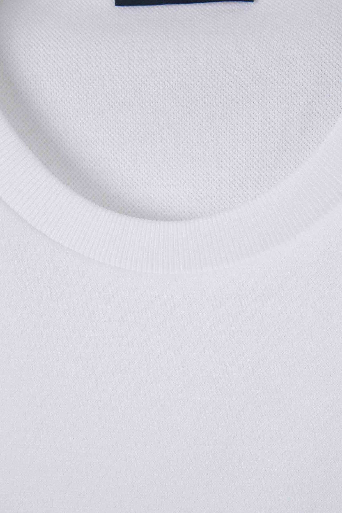 Herno Regular Fit Yuvarlak Yaka İnce Örgü Triko T-shirt-T-shirt-Libas