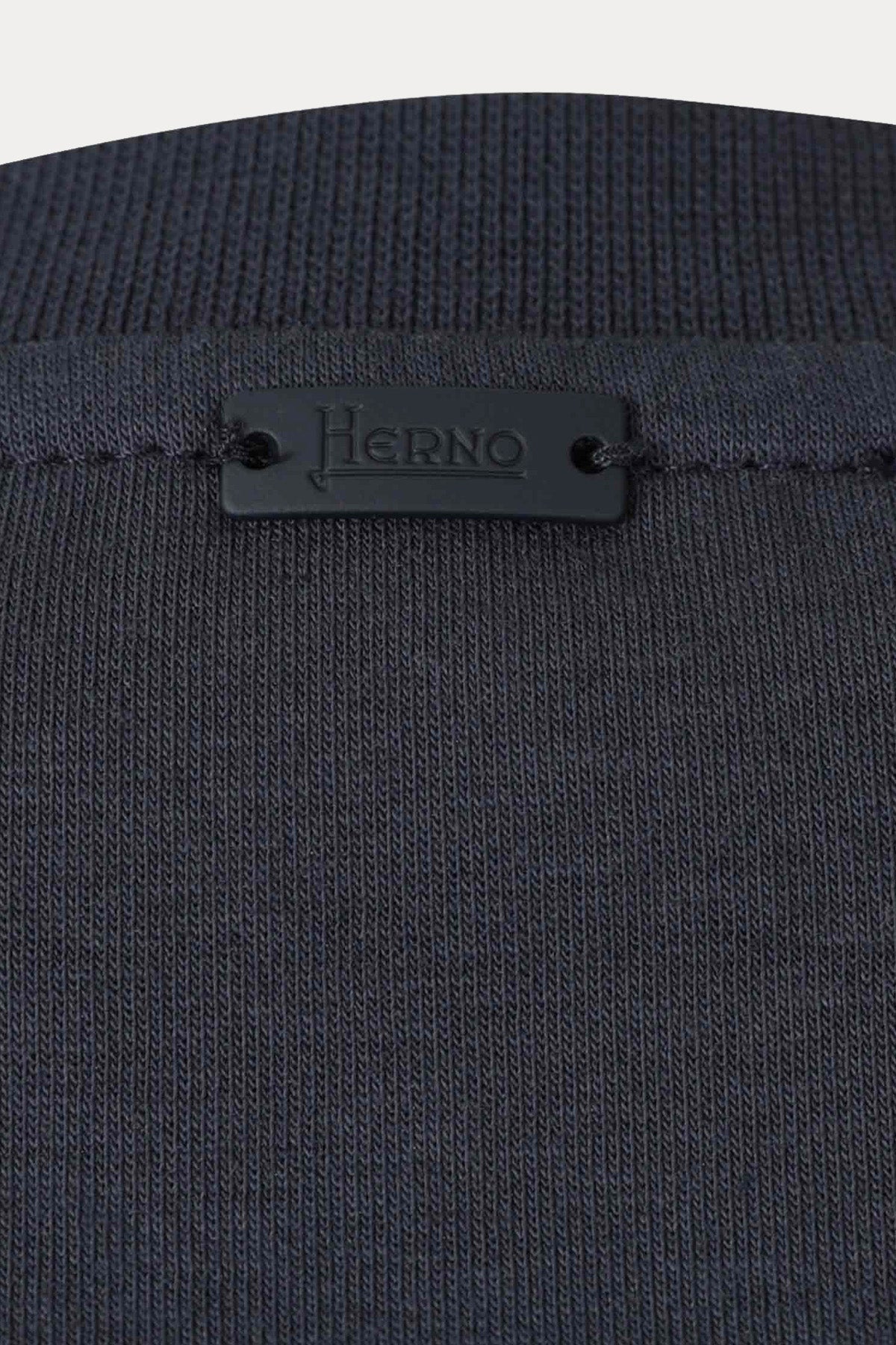 Herno Relaxed Fit Yuvarlak Yaka Cep Detaylı İnce Sweatshirt-Sweatshirt-Libas