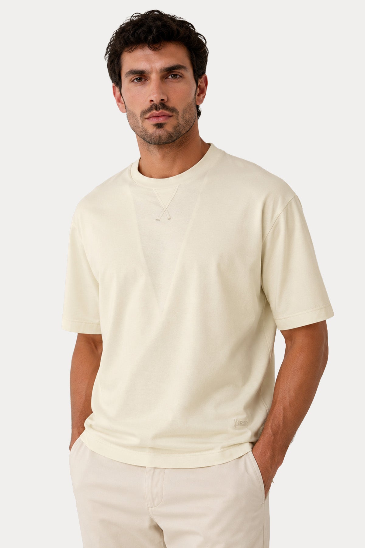 Herno Relaxed Fit Yuvarlak Yaka T-shirt
