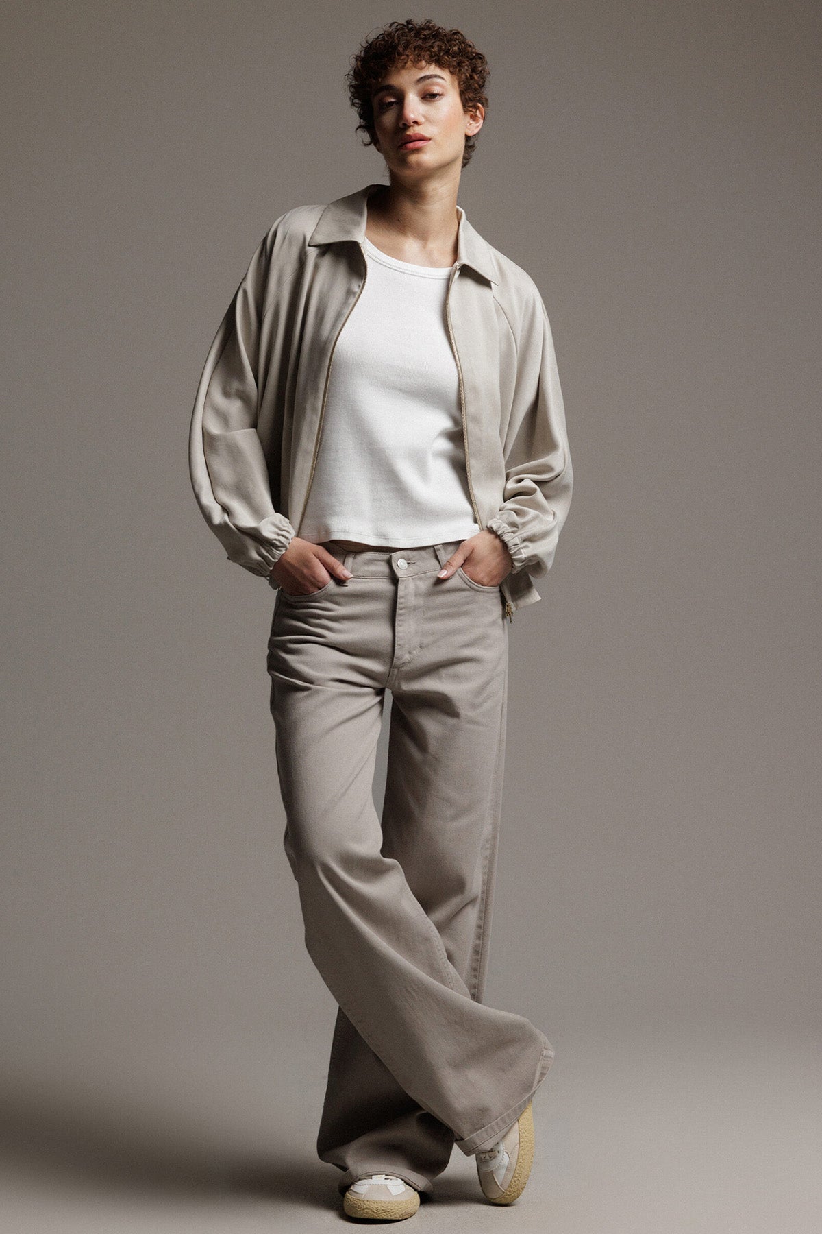 Herno Relaxed Fit Beli Büzgülü Ceket