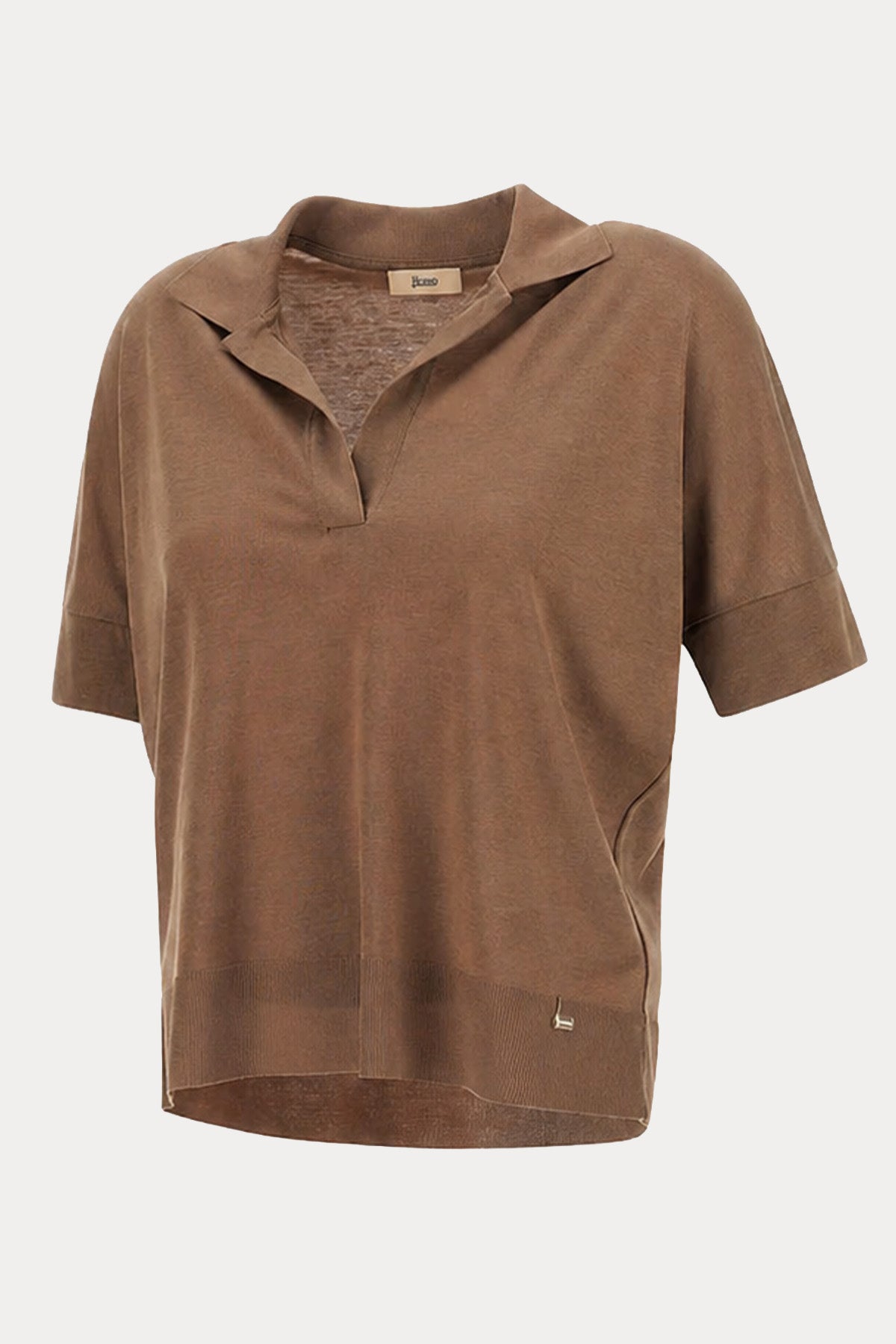 Herno Regular Fit Polo Yaka T-shirt-T-shirt-Libas