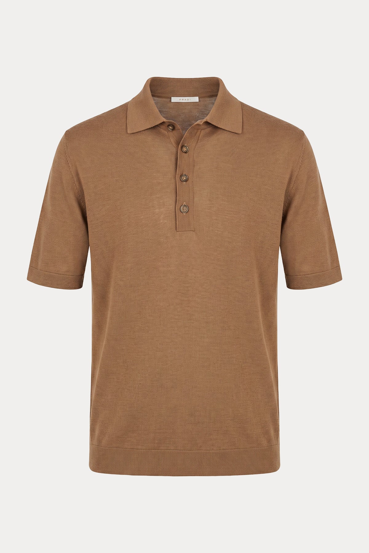 Fradi Regular Fit Polo Yaka İnce Örgü Triko