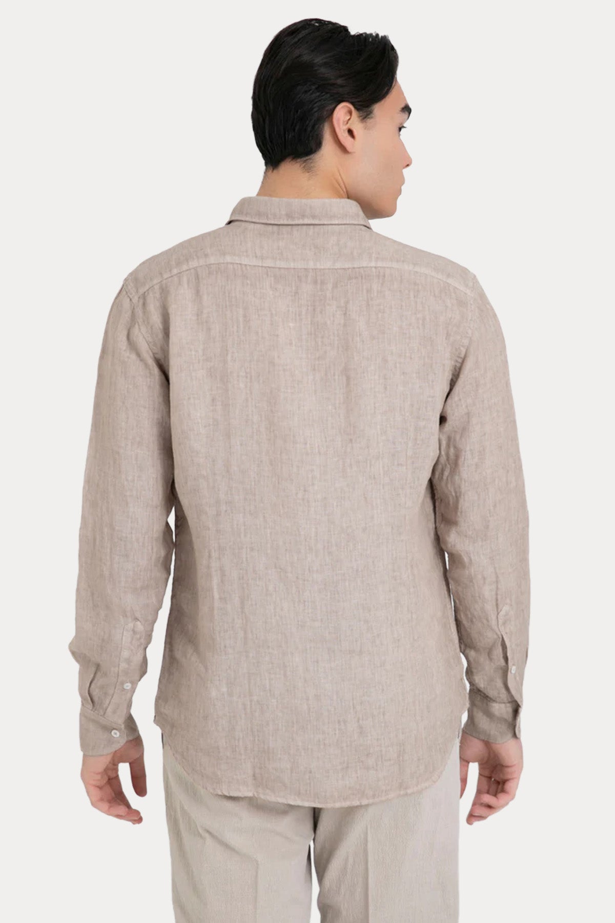 Fradi Regular Fit Keten Gömlek-Gömlek-Libas