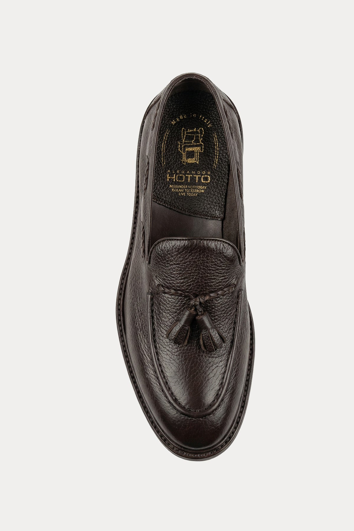 Alexander Hotto Püsküllü Deri Loafer Ayakkabı