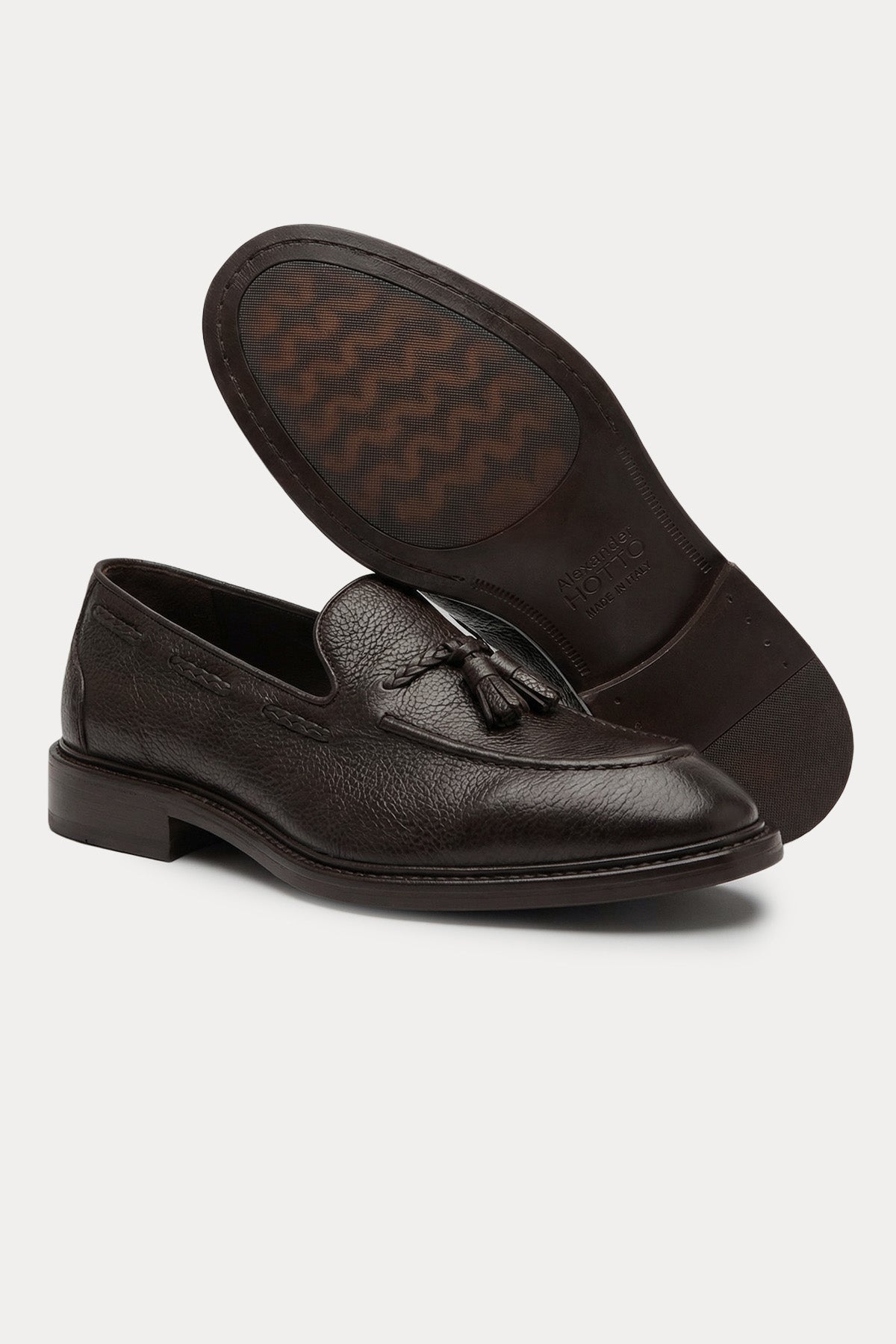 Alexander Hotto Püsküllü Deri Loafer Ayakkabı