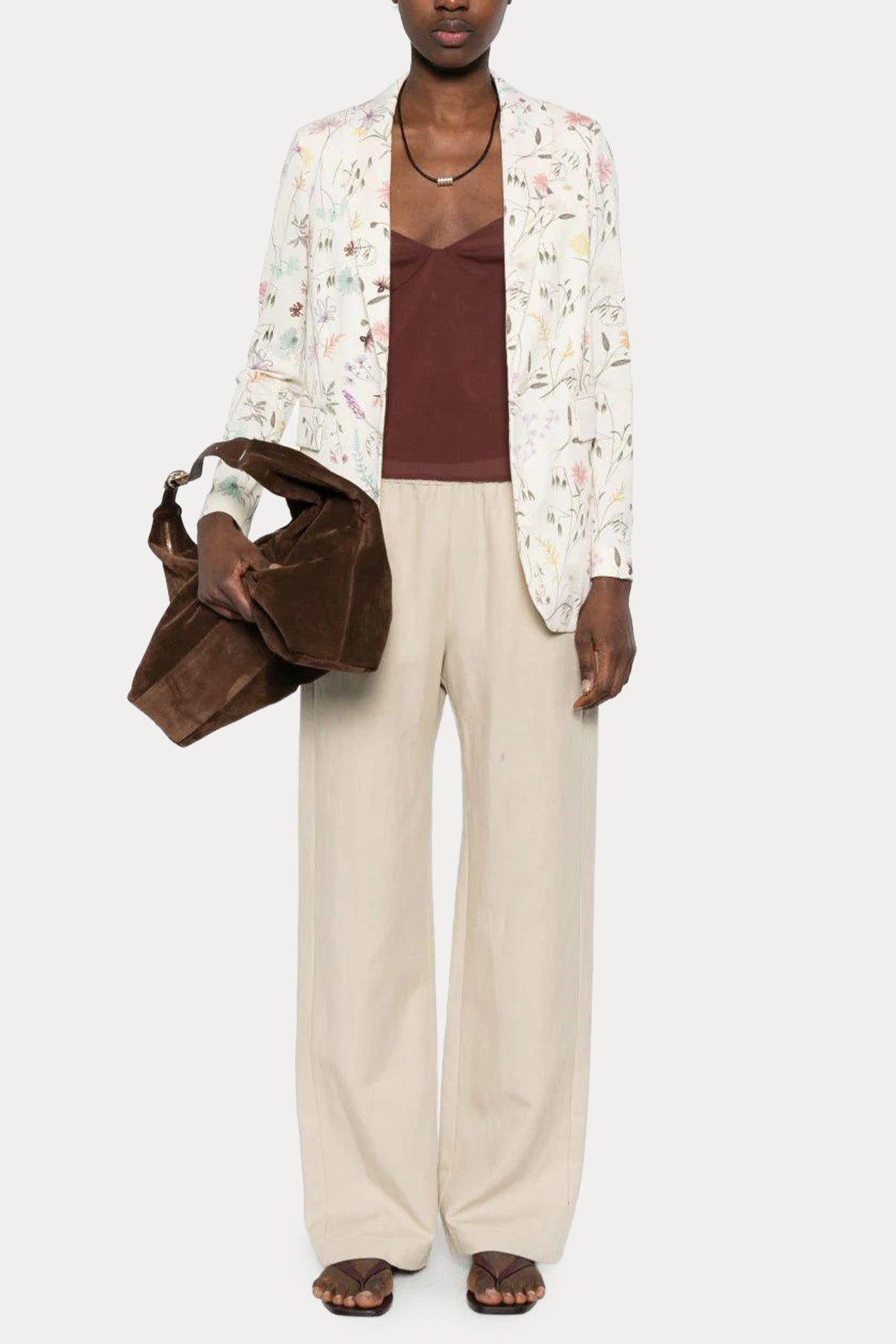 Circolo 1901 Çiçek Desenli Blazer Ceket