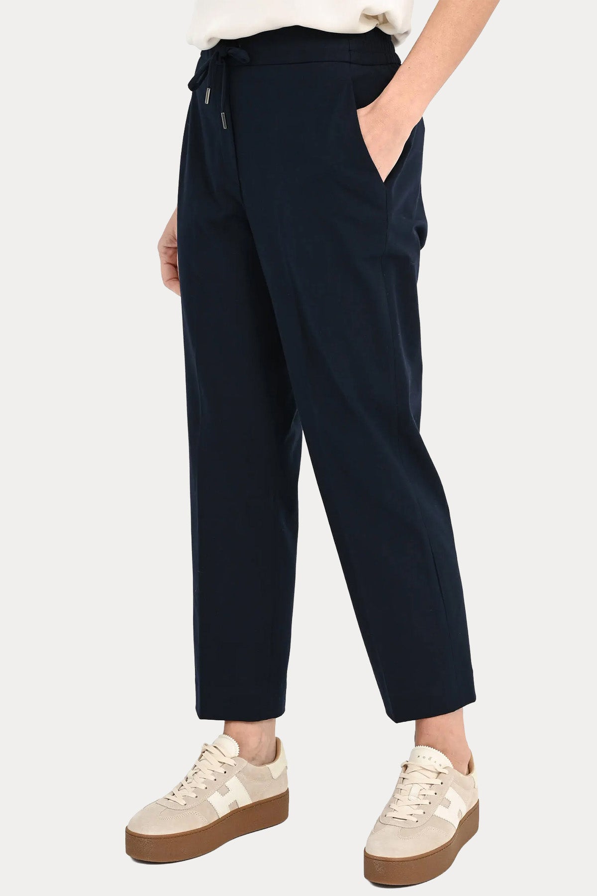 Circolo 1901 Slim Fit Beli Lastikli Streç Pantolon-Pantolon-Libas