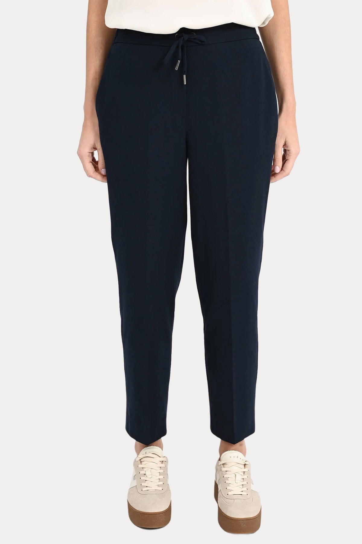 Circolo 1901 Slim Fit Beli Lastikli Streç Pantolon-Pantolon-Libas