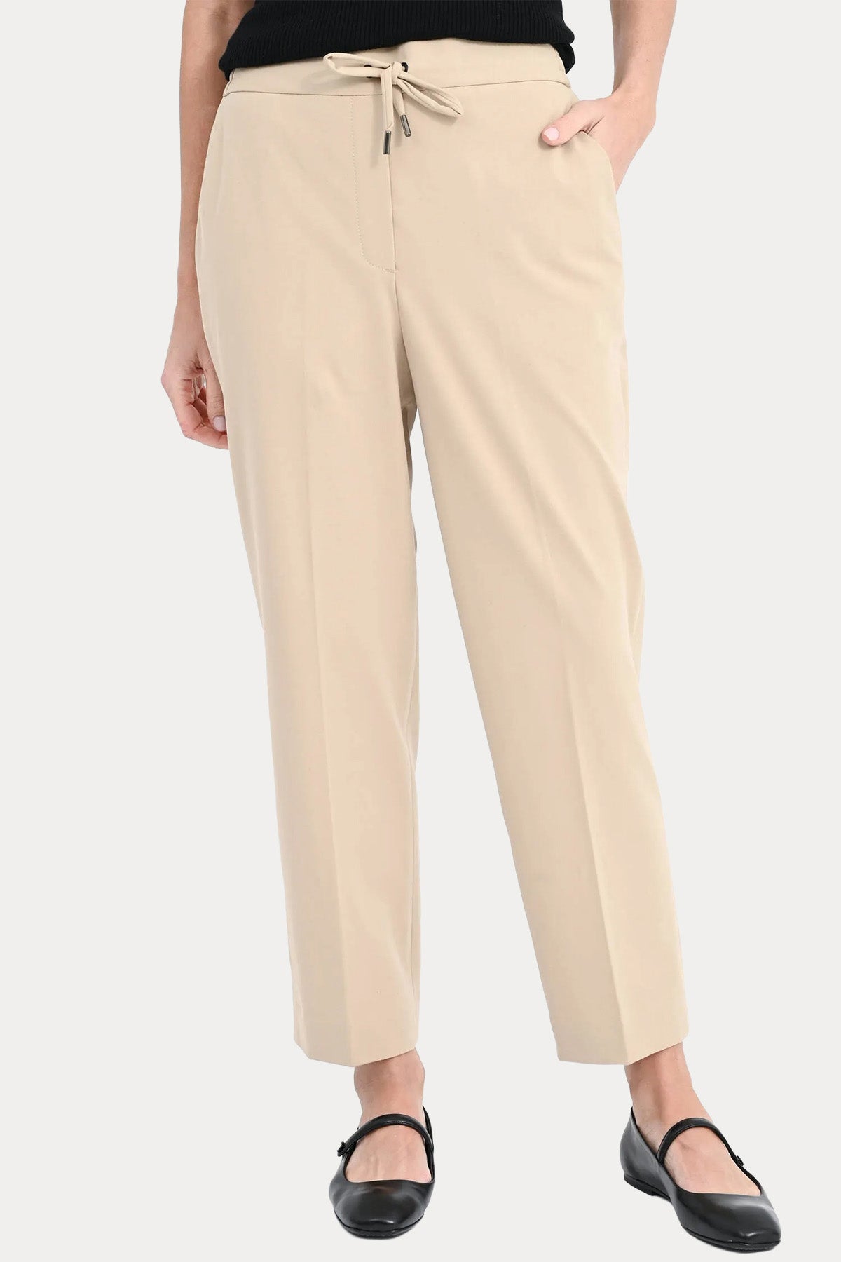 Circolo 1901 Slim Fit Beli Lastikli Streç Pantolon-Pantolon-Libas