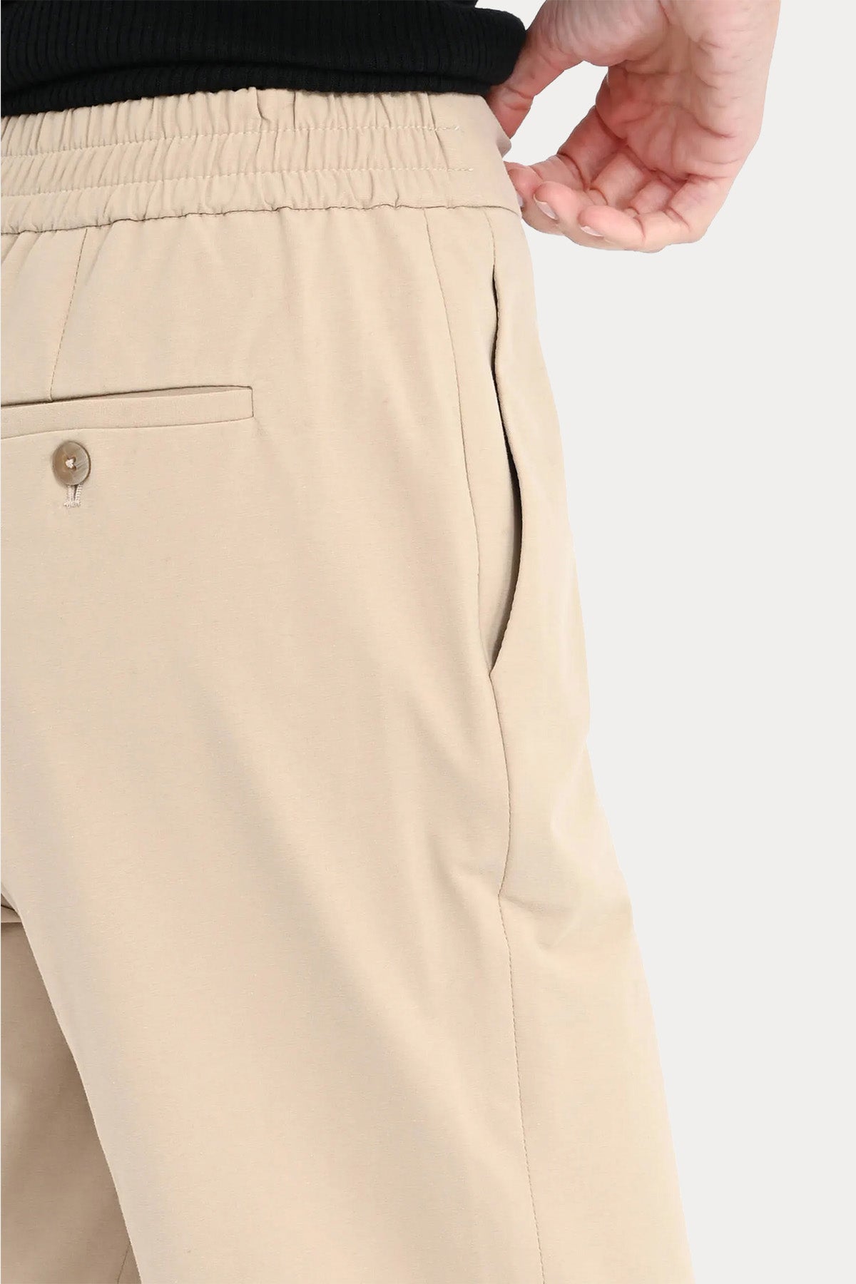 Circolo 1901 Slim Fit Beli Lastikli Streç Pantolon-Pantolon-Libas