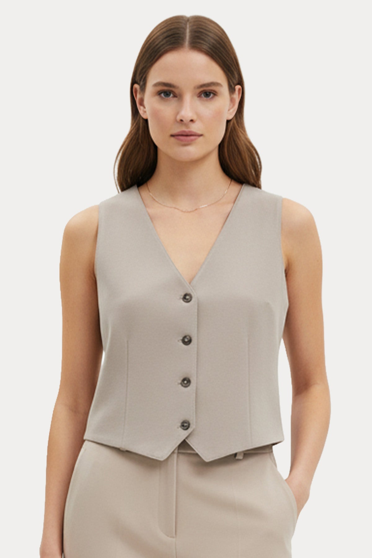 Circolo 1901 Carrot Fit Streç Yelek Pantolon Set