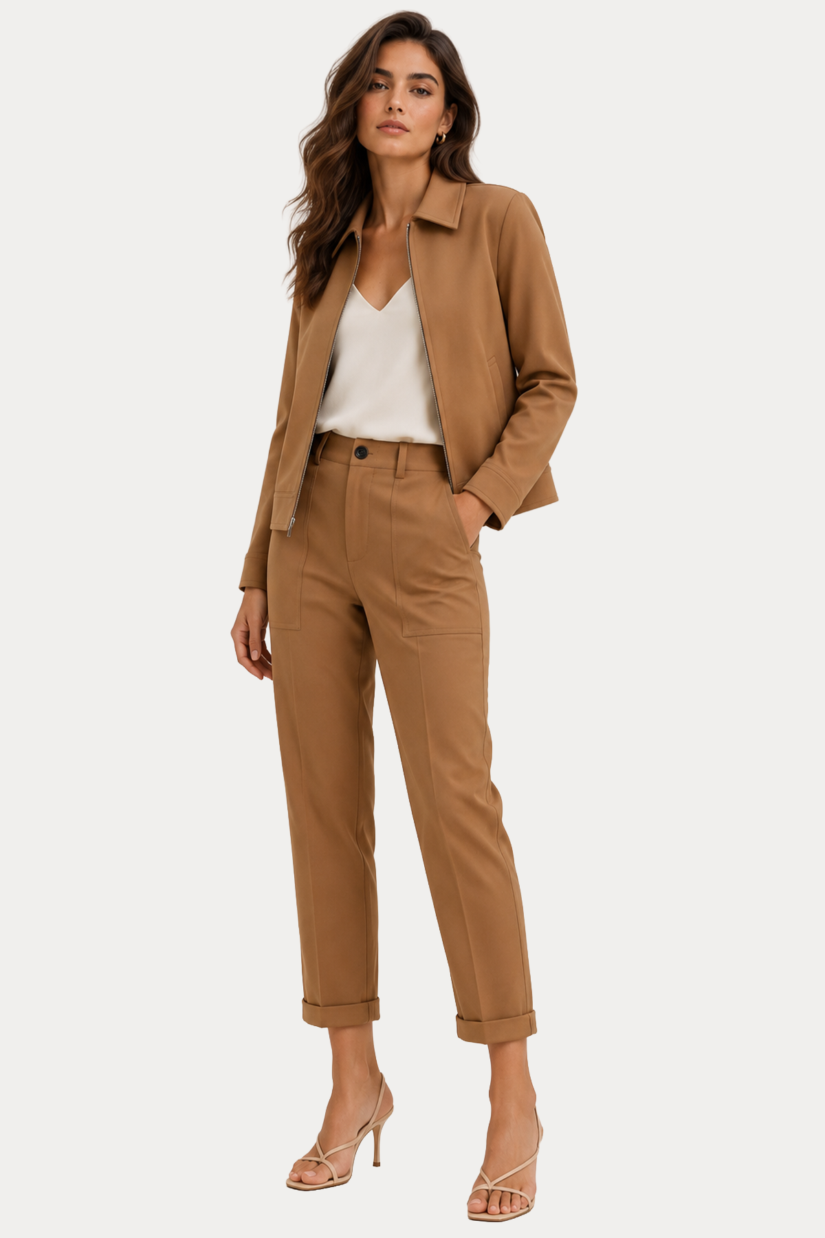 Circolo 1901 Straight Fit Yandan Cepli Pantolon