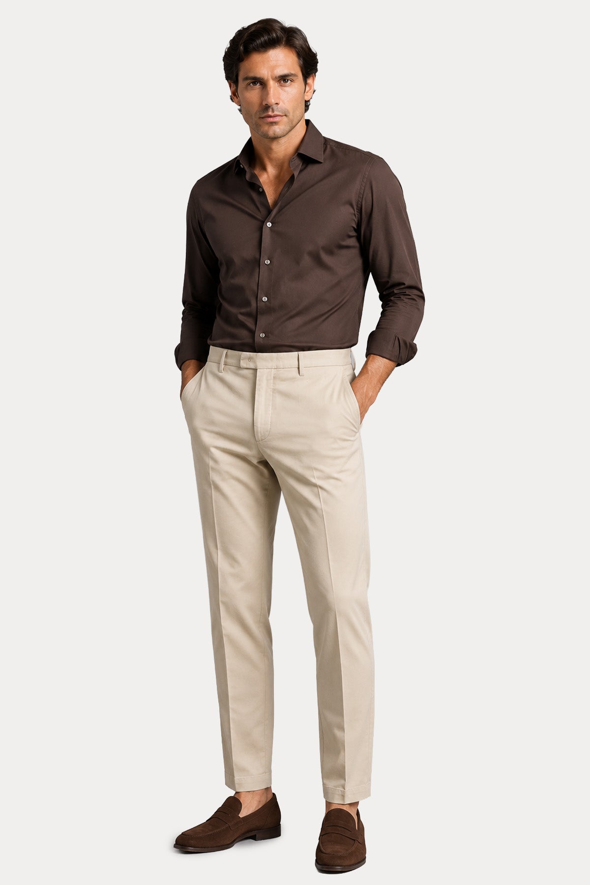 Michael Coal Slim Fit Yandan Cepli Pantolon
