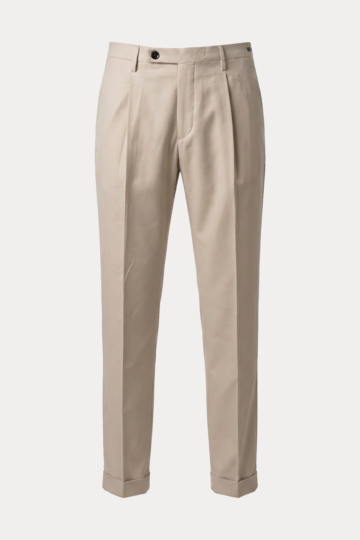 Michael Coal Slim Fit Tek Pile Duble Paça Yün Pantolon