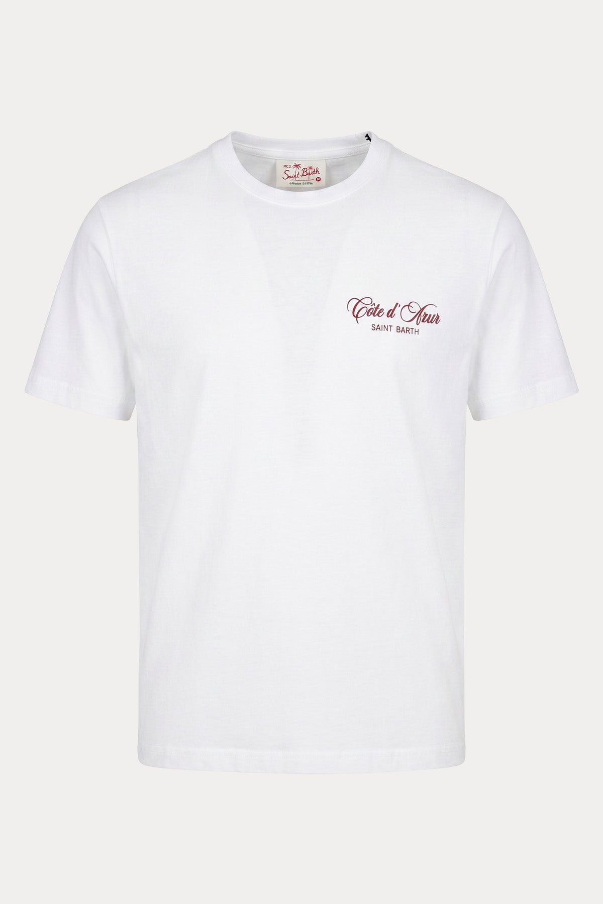 Saint Barth Relaxed Fit Yuvarlak Yaka Logolu T-shirt