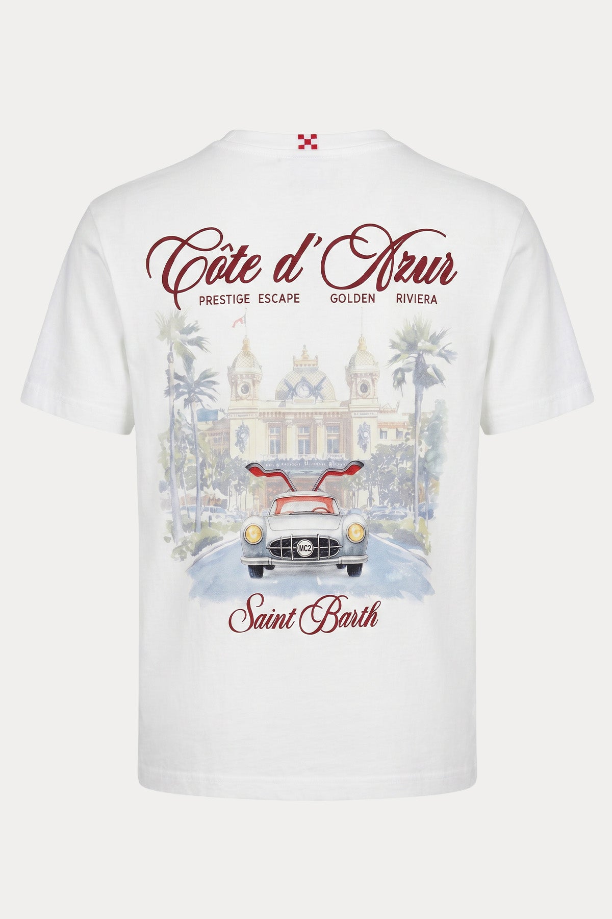 Saint Barth Relaxed Fit Yuvarlak Yaka Logolu T-shirt