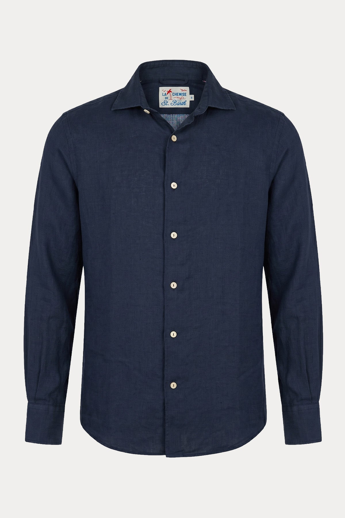 Saint Barth Regular Fit Keten Gömlek