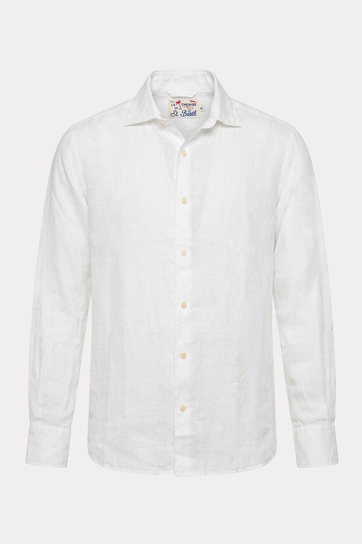 Saint Barth Regular Fit Keten Gömlek