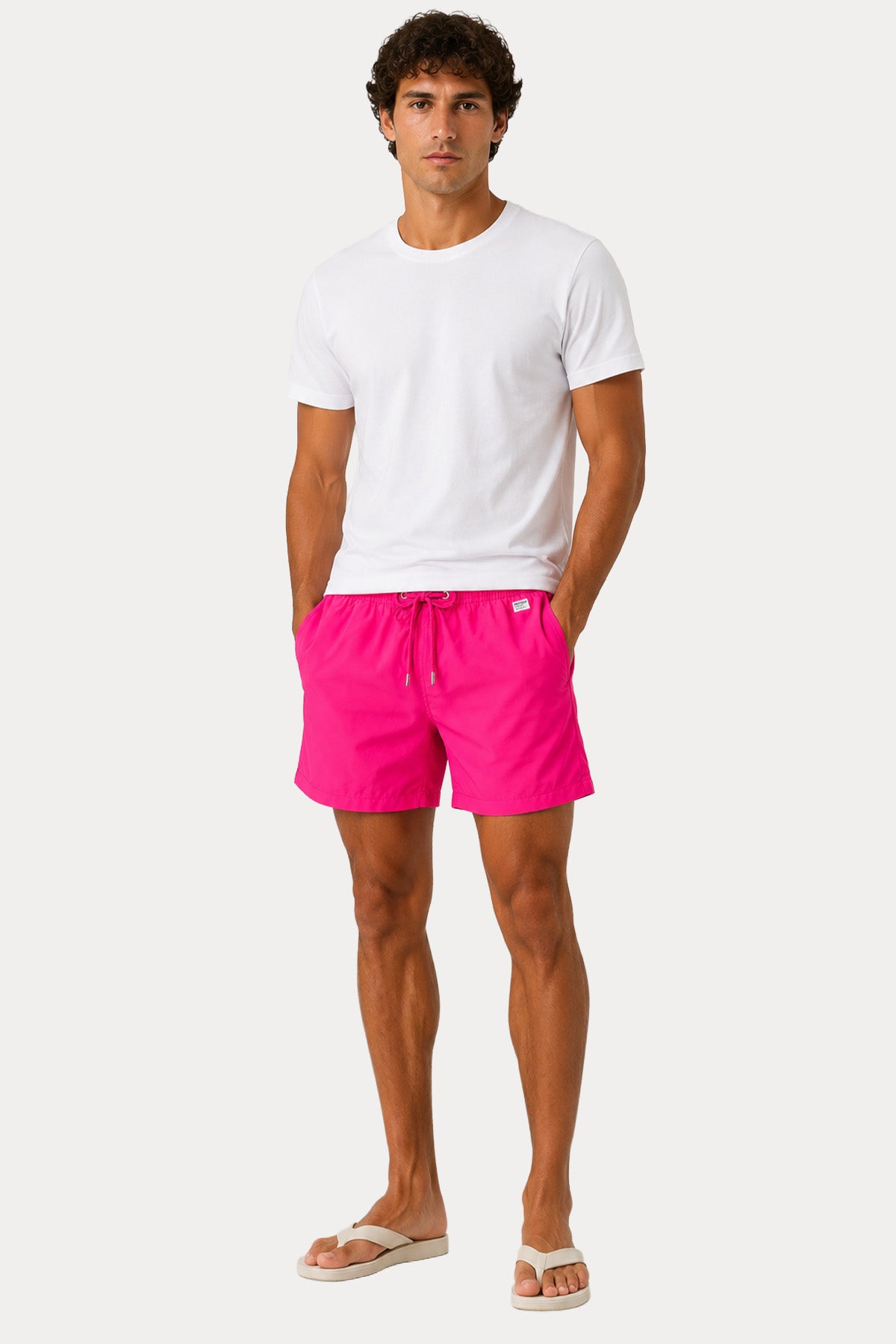 Saint Barth Pantone Beli Lastikli Şort Mayo
