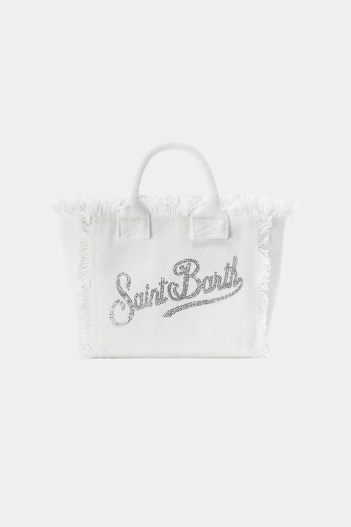 Saint Barth Mini Logolu Kanvas Çanta-Çanta-Libas