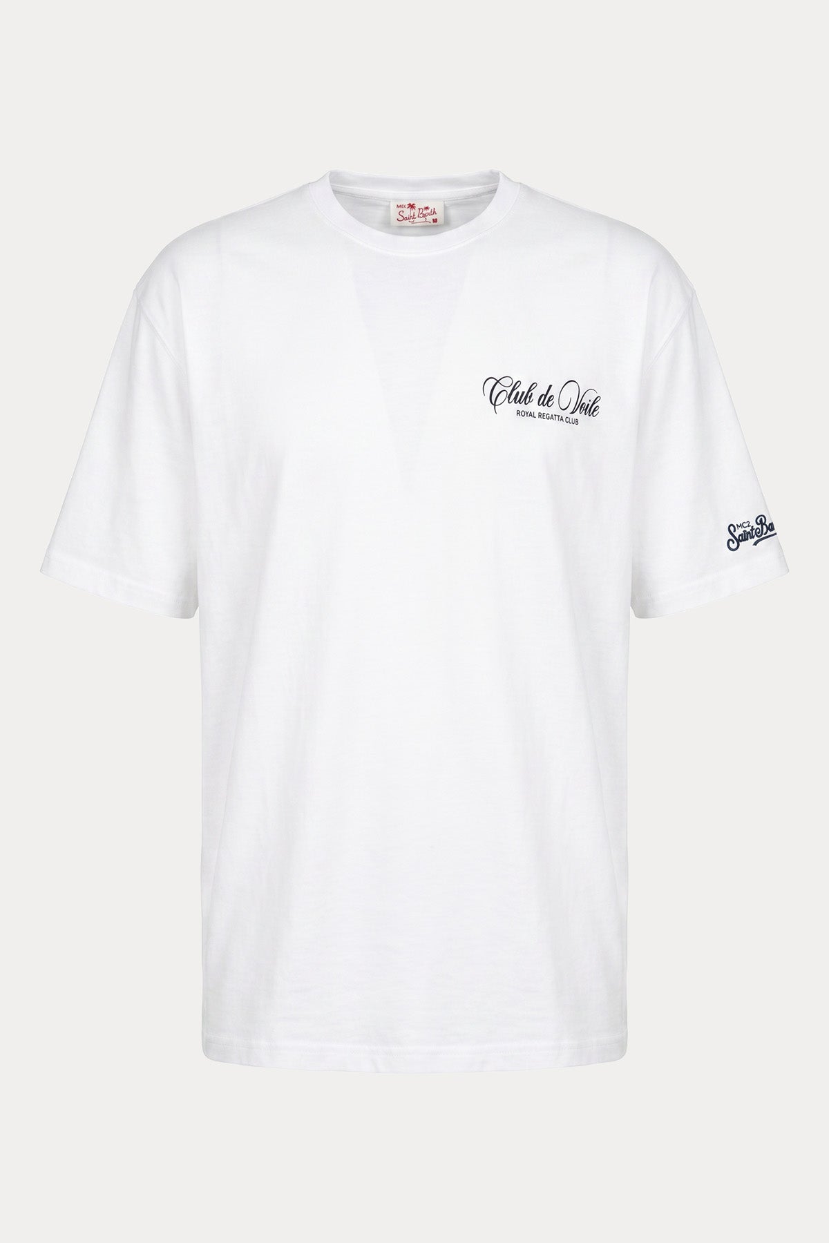 Saint Barth Regular Fit Yelkenli Temalı Logolu T-shirt