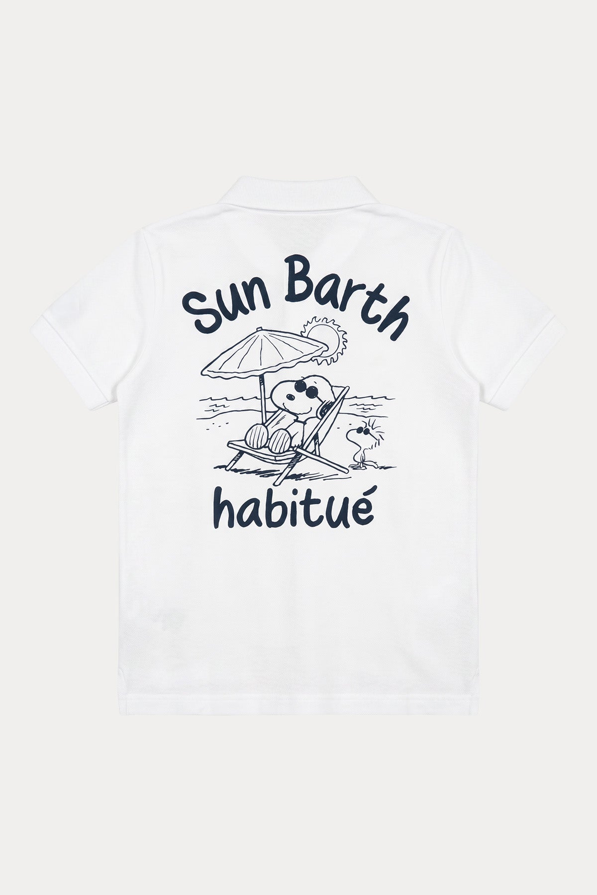Saint Barth 10 Yaş Erkek Çocuk Polo Yaka Logolu T-shirt