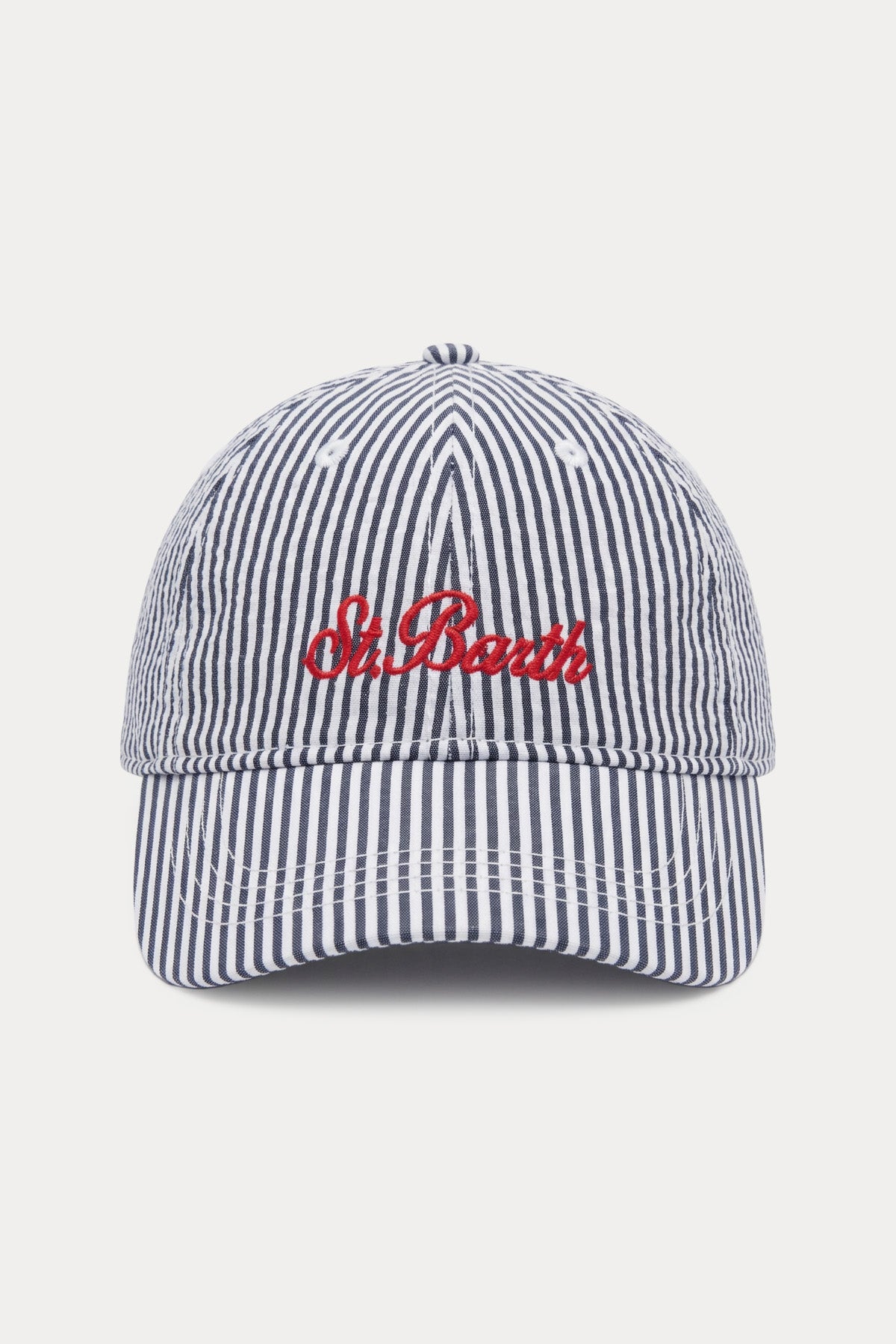 Saint Barth Unisex Çocuk Çizgili Logolu Şapka