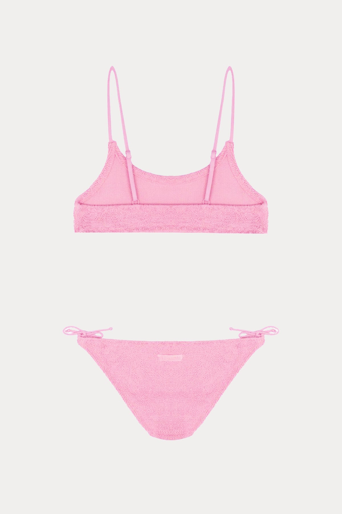 Saint Barth 6-8 Yaş Kız Çocuk Dokulu Kumaş Streç Bikini