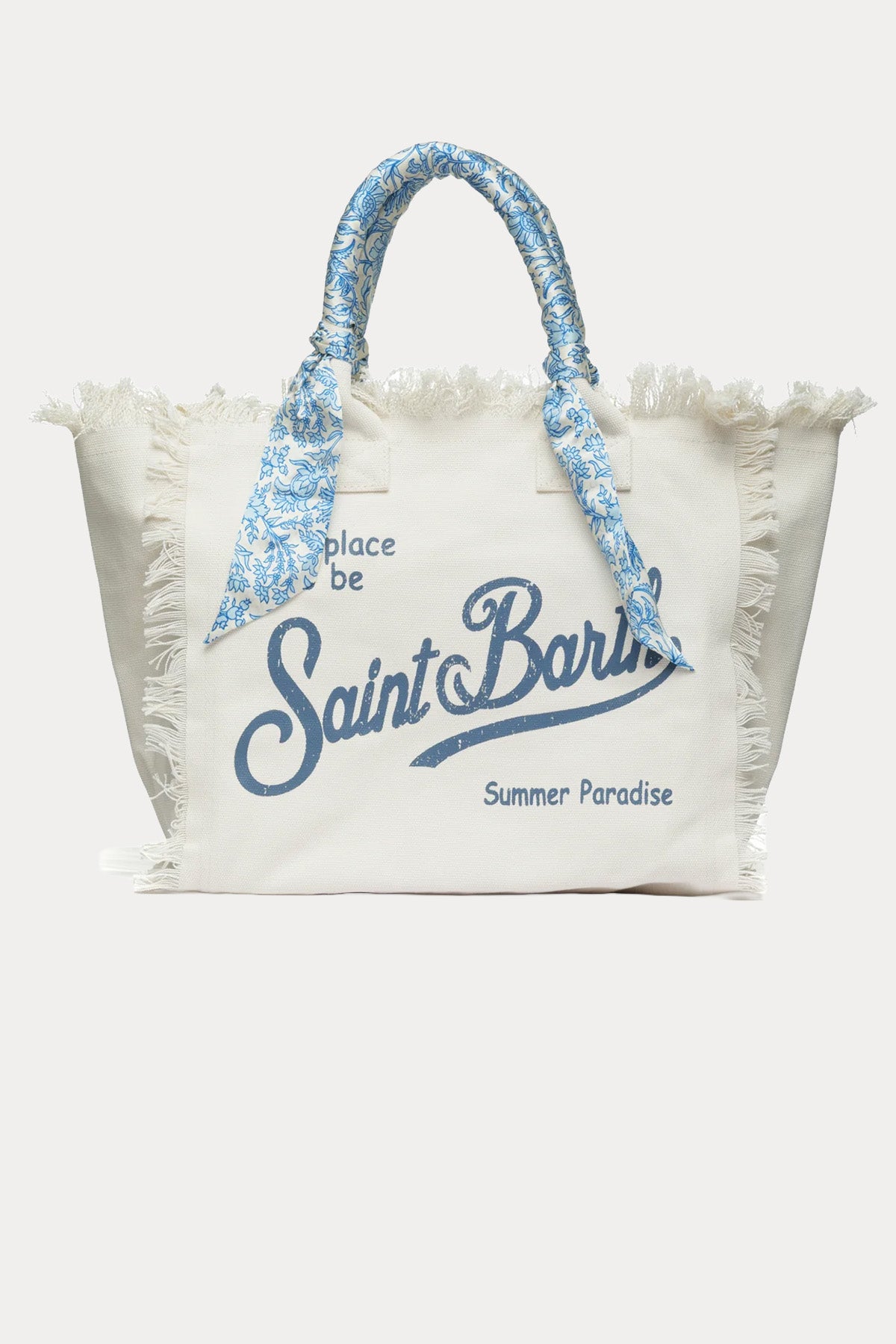 Saint Barth Large Logolu Kanvas Çanta