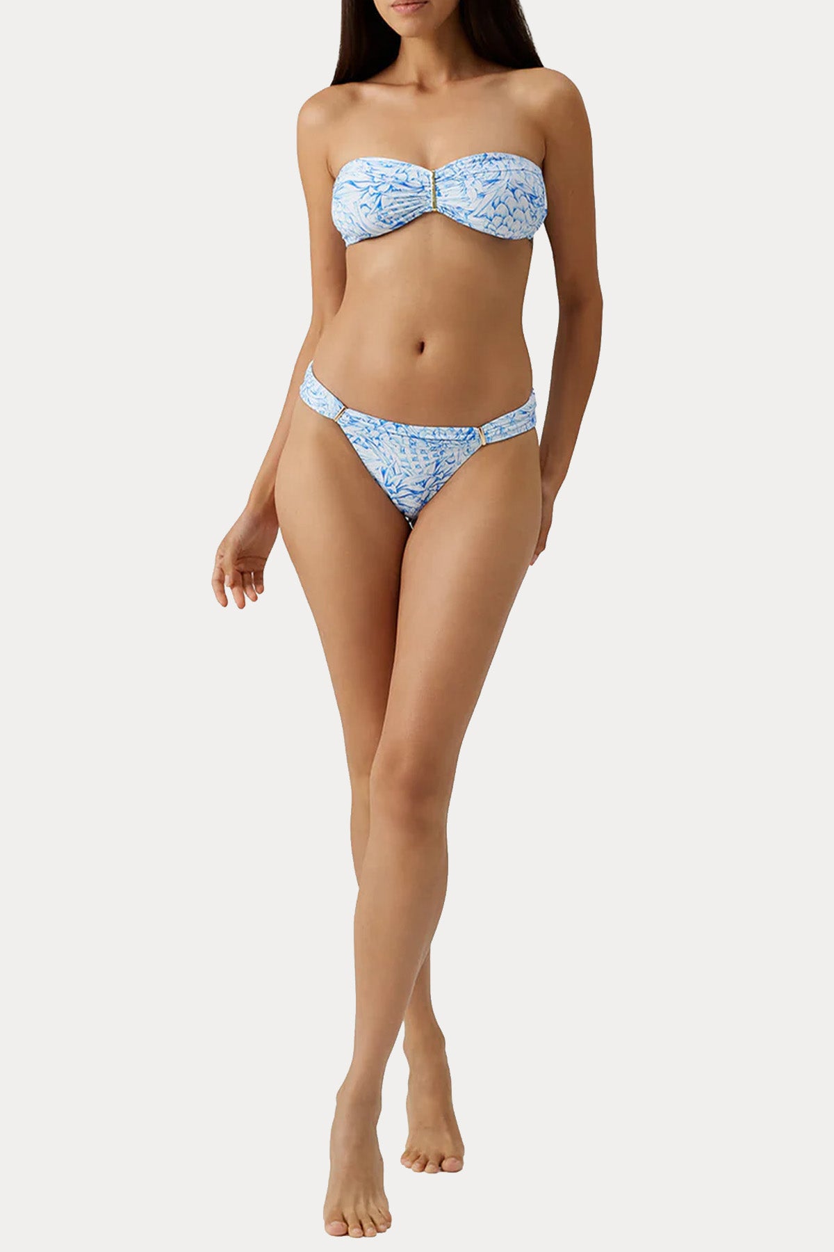 Melissa Odabash Positano Pineapples Straplez Streç Bikini