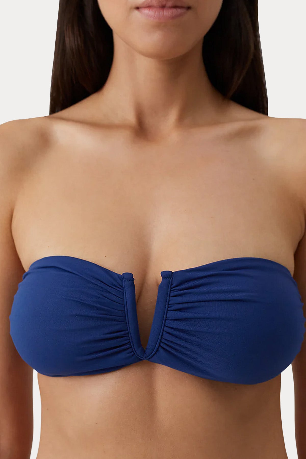 Melissa Odabash Alba Marine Straplez Streç Bikini