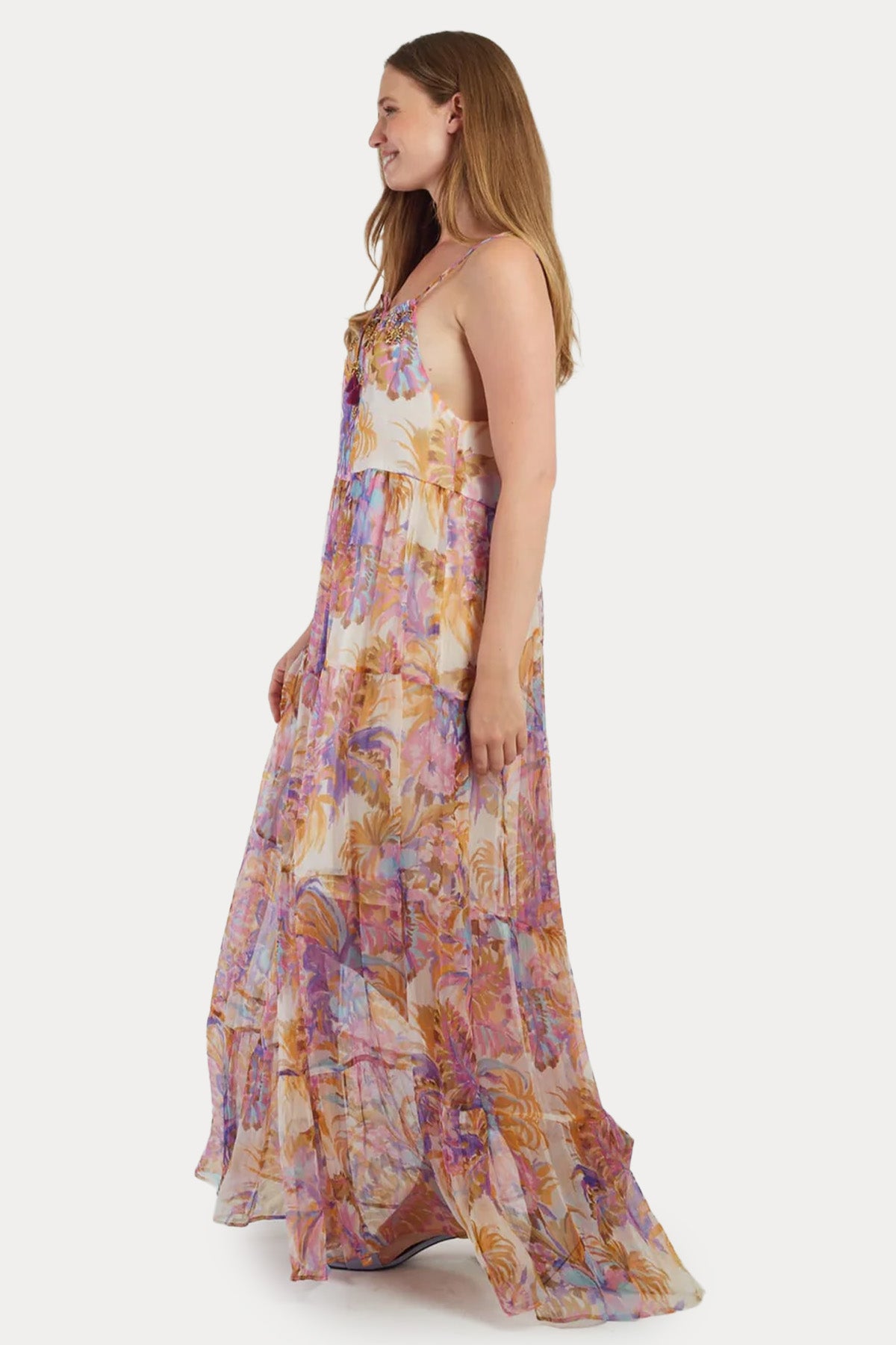 Rene Derhy Minh Comfort Fit Maxi Elbise-Elbise-Libas