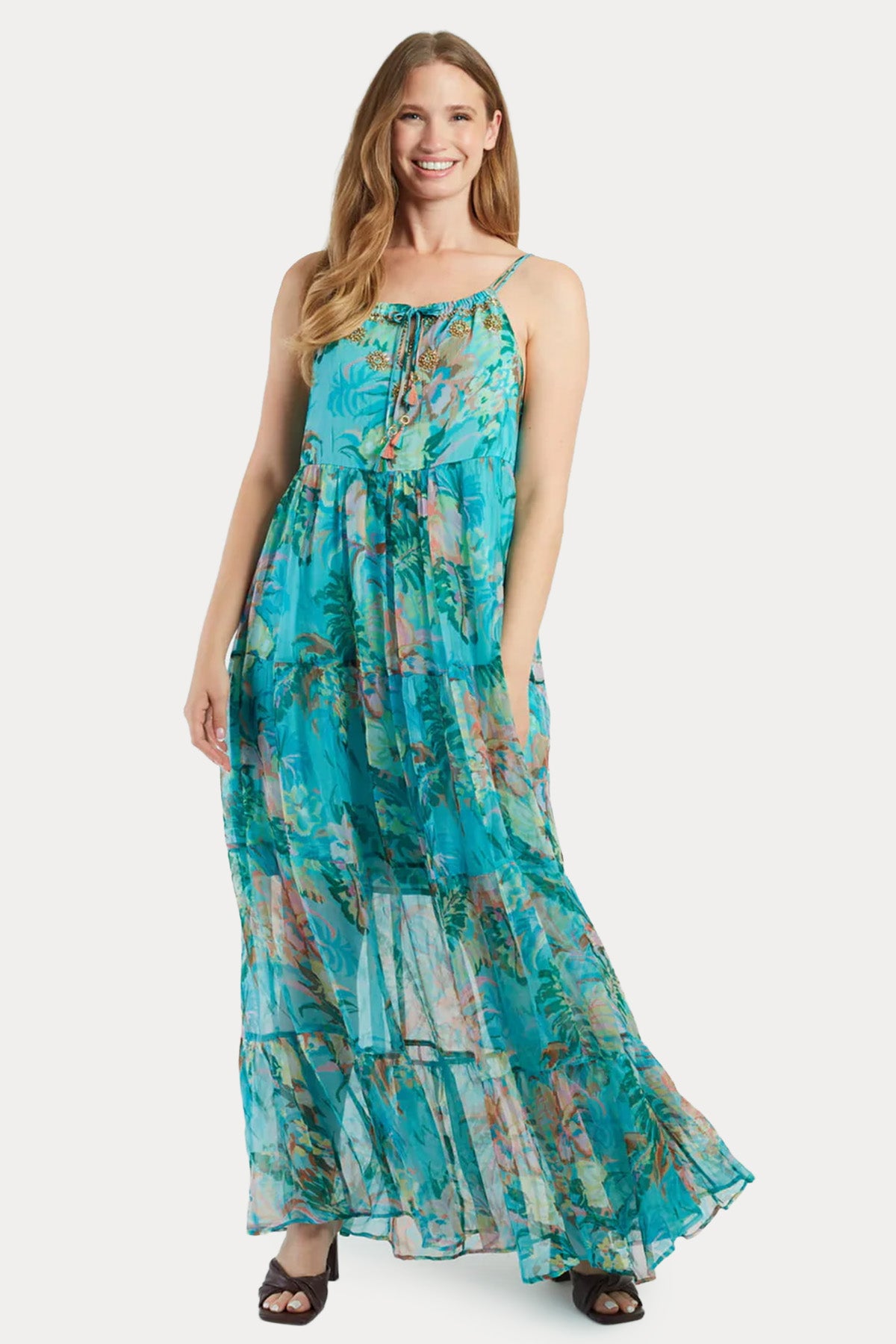Rene Derhy Minh Comfort Fit Maxi Elbise-Elbise-Libas