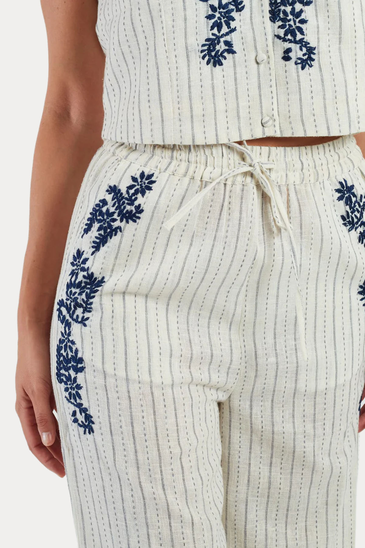 Rene Derhy Begonia Straight Fit Pantolon-Pantolon-Libas