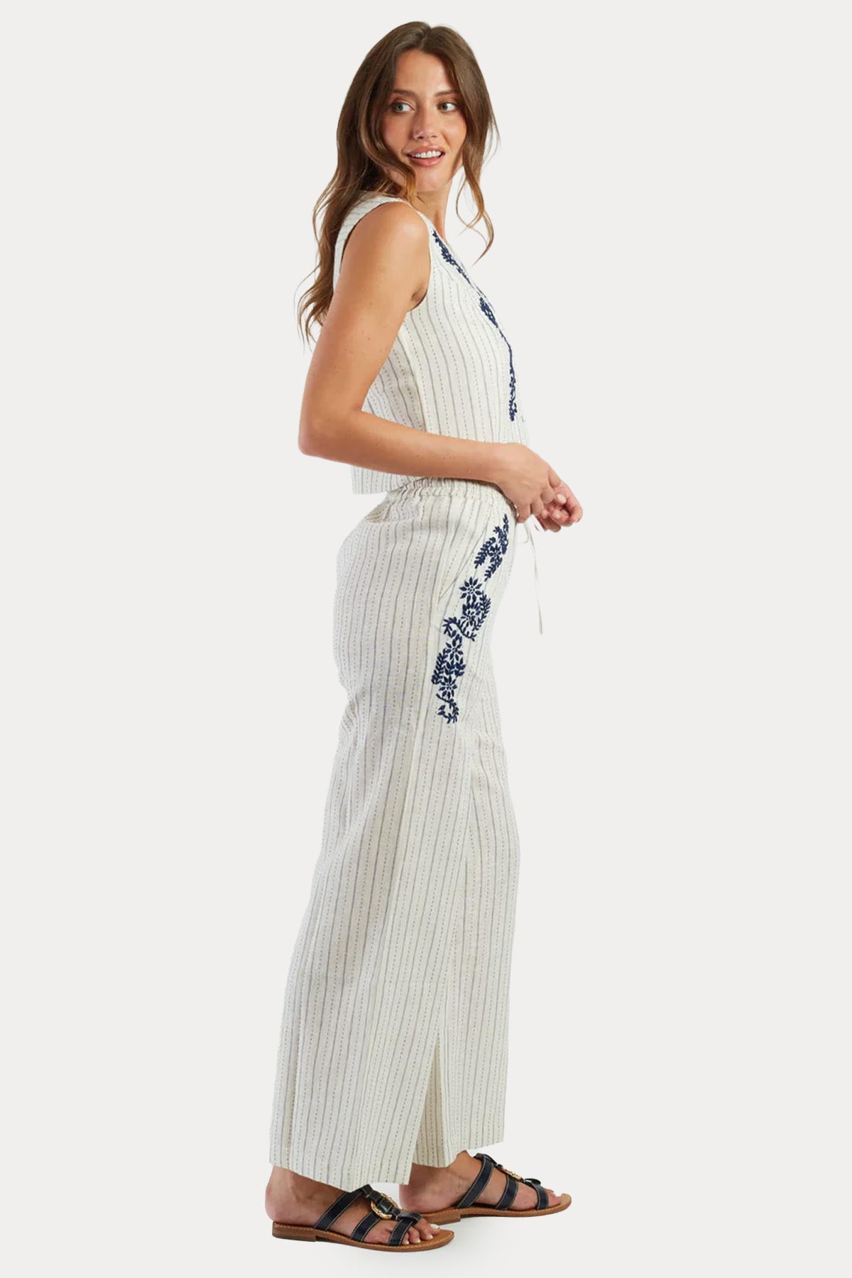 Rene Derhy Begonia Straight Fit Pantolon-Pantolon-Libas