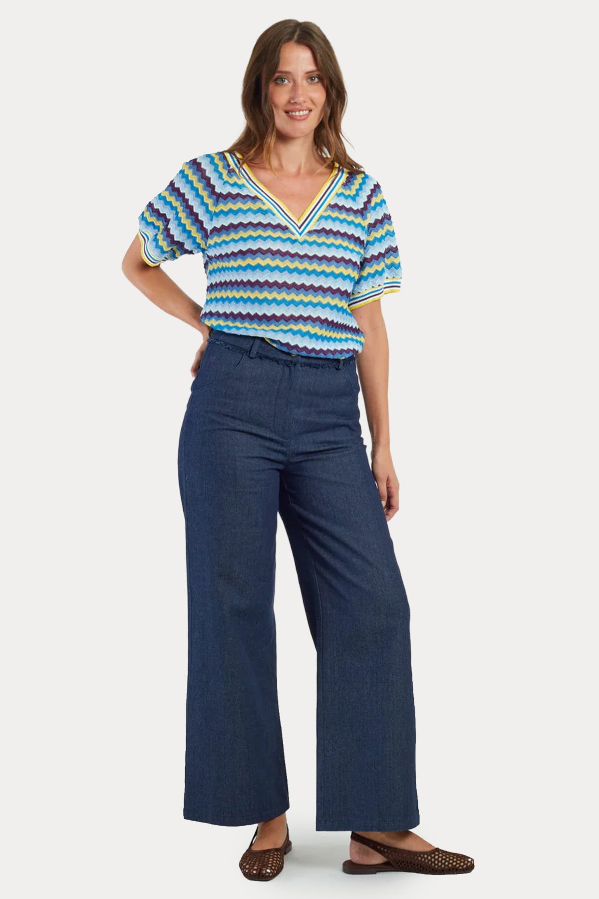Rene Derhy Capucine Comfort Fit İnce Örgü Triko-Triko-Libas
