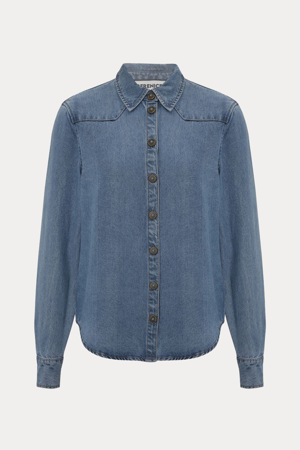 Berenice Regular Fit Denim Gömlek