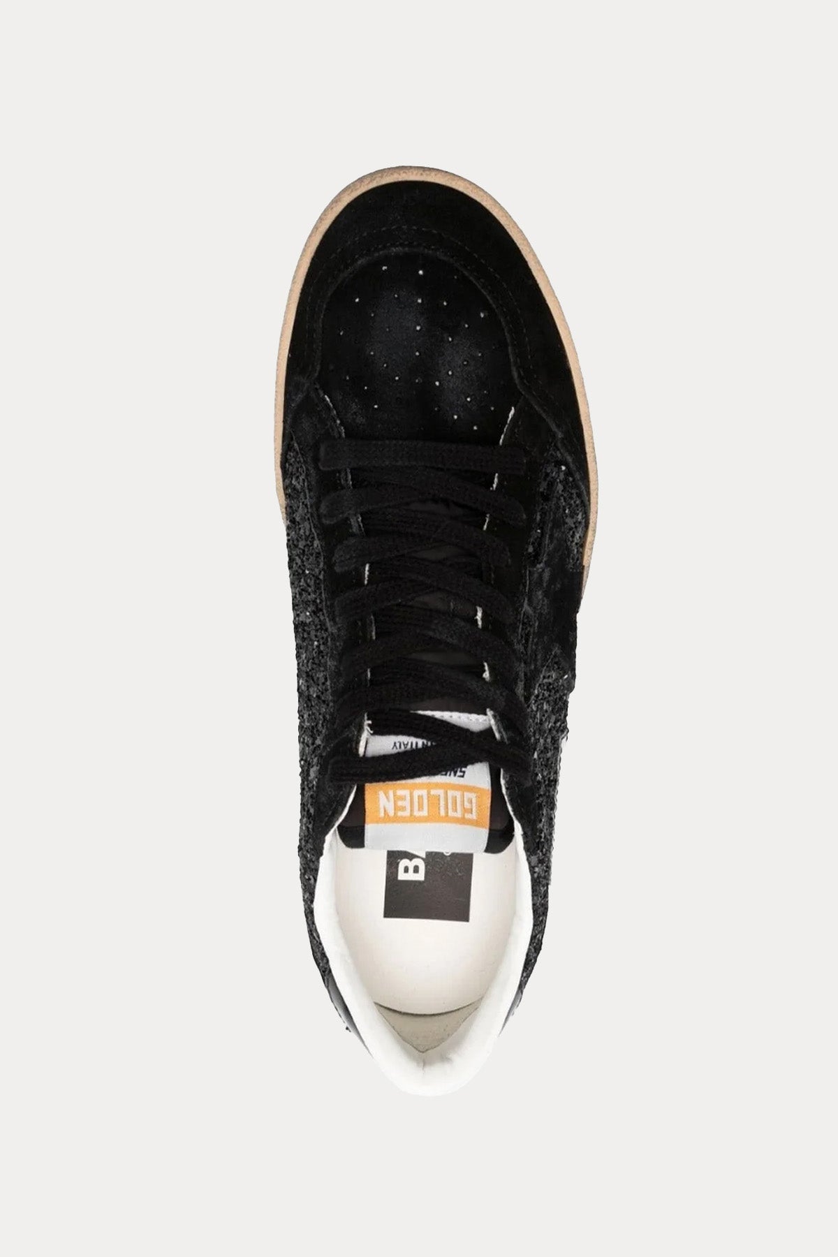 Golden Goose Ball-Star Payetli Nubuk Deri Sneaker Ayakkabı