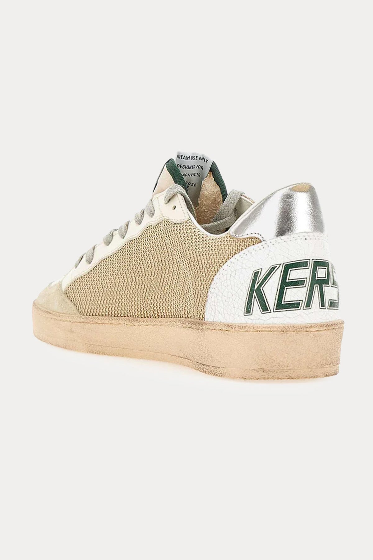 Golden Goose Ball-Star Teknik Fileli Deri Sneaker Ayakkabı-Ayakkabı-Libas