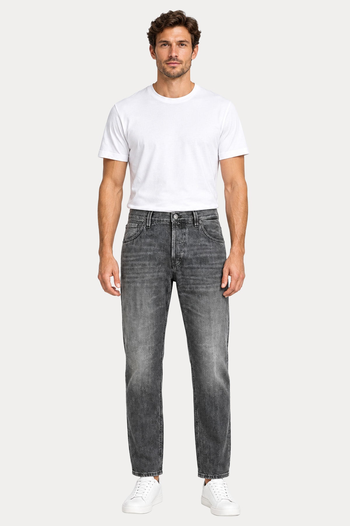 Dondup Brighton Carrot Fit Yıkamalı Jeans
