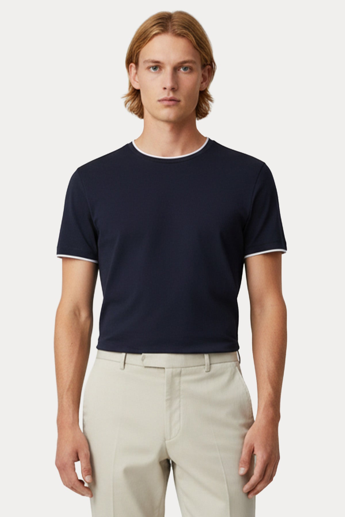 Dondup Regular Fit Logolu Yuvarlak Yaka T-shirt