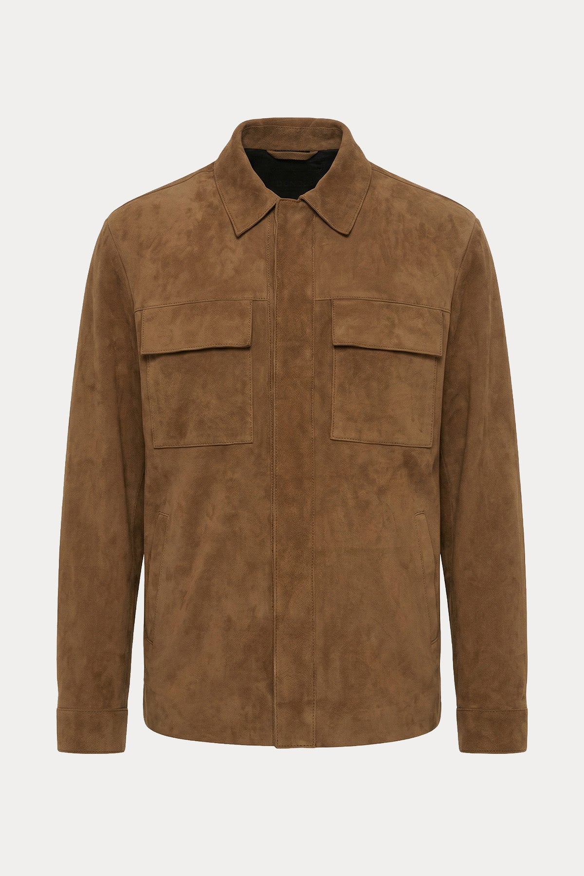 Dondup Relaxed Fit Cep Detaylı Süet Ceket