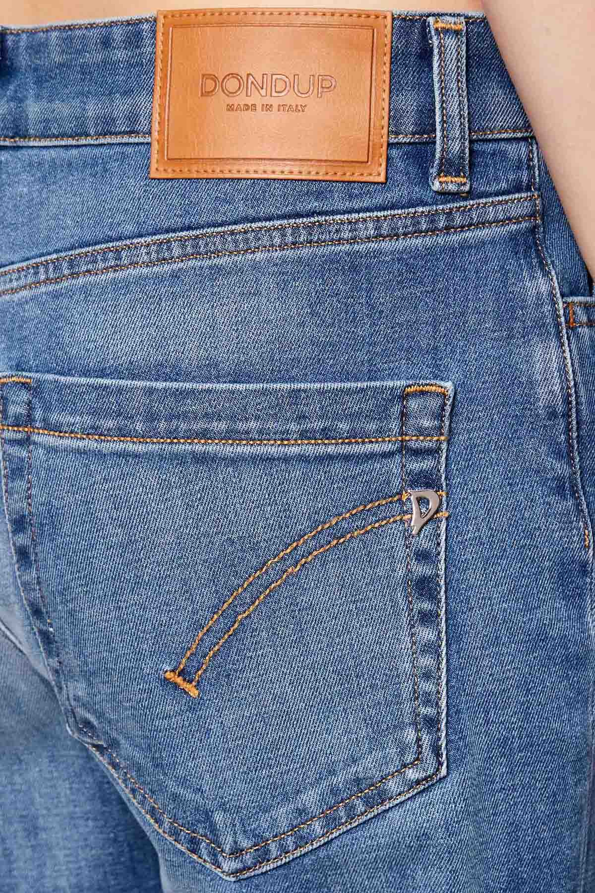 Dondup Koons Loose Fit Yıkamalı Jeans