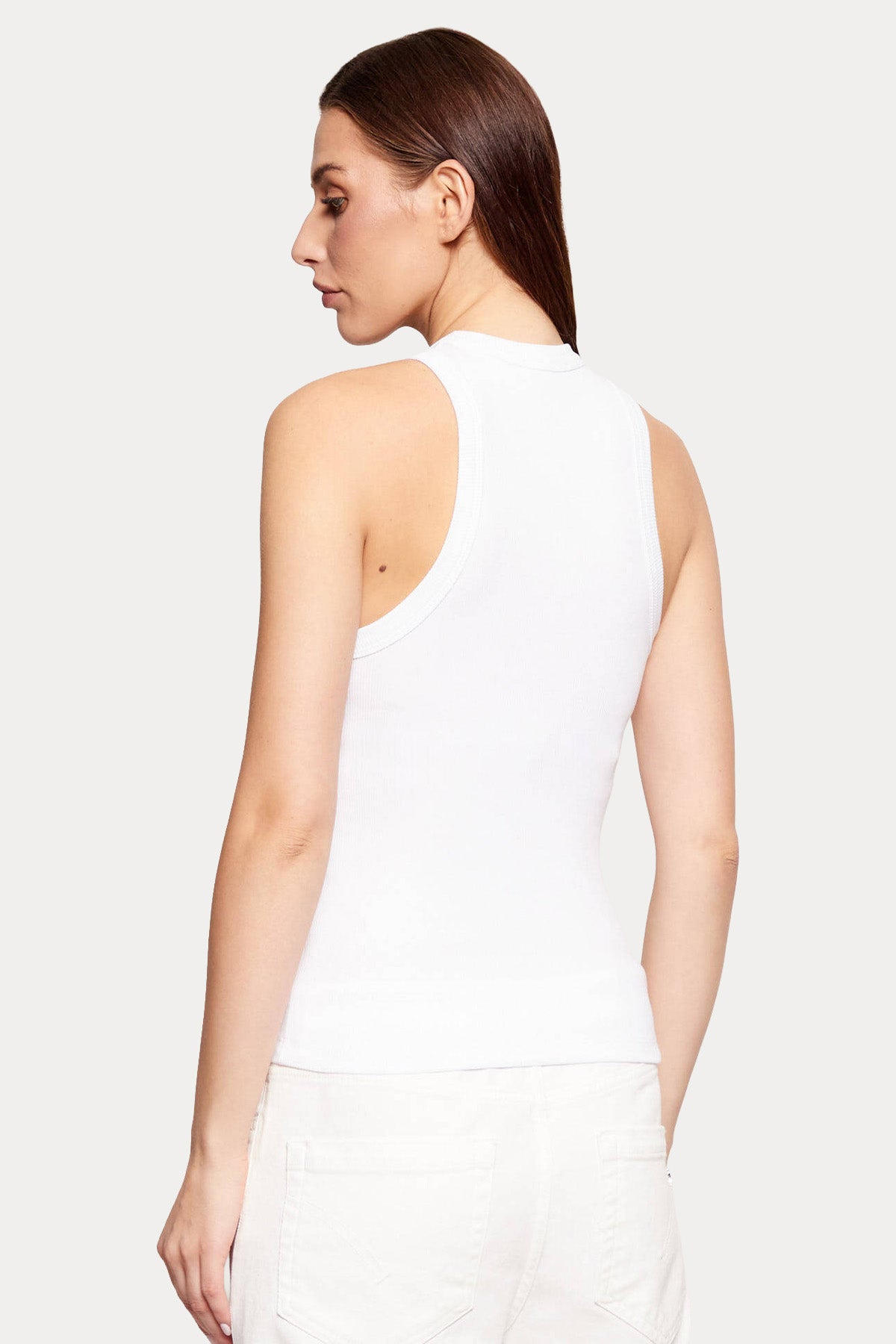 Dondup Slim Fit Yuvarlak Yaka Fitilli Streç T-shirt-T-shirt-Libas
