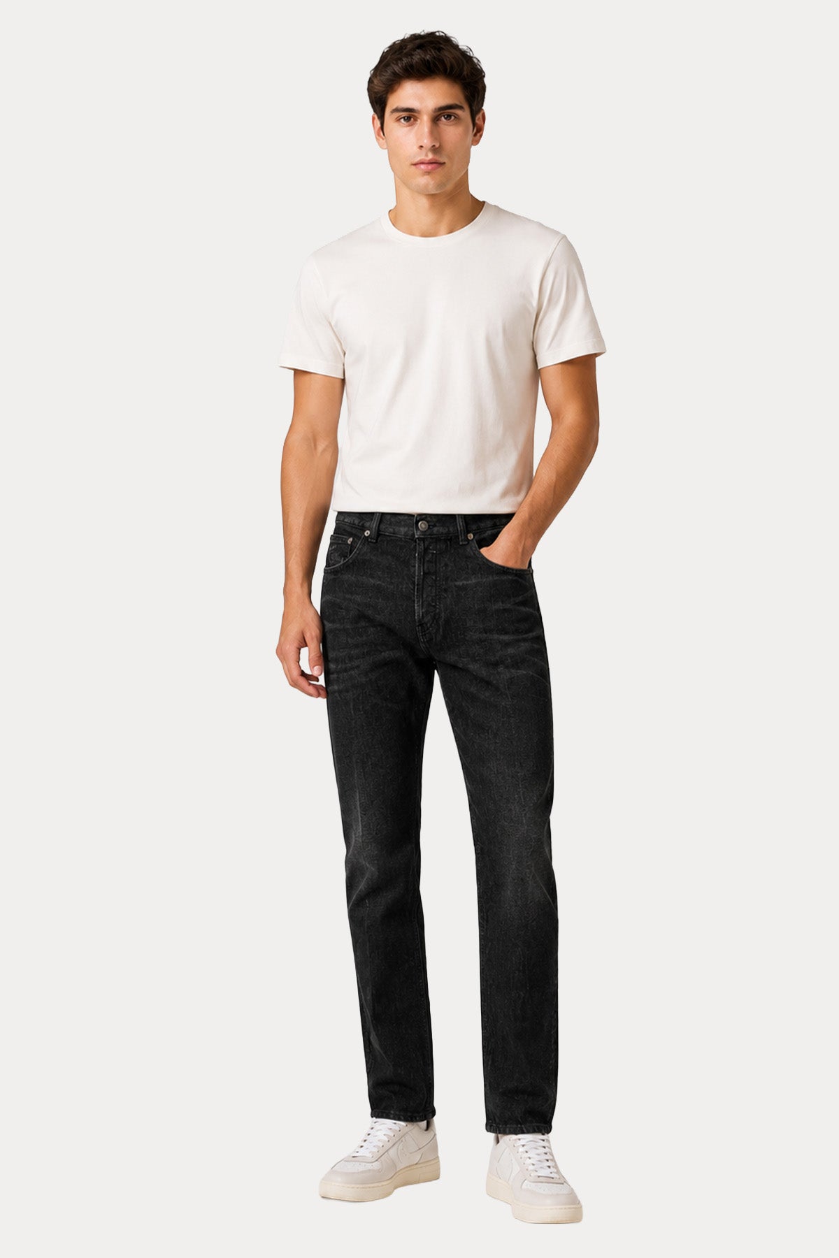 Dondup Dian Carrot Slim Fit Yıkamalı Jeans