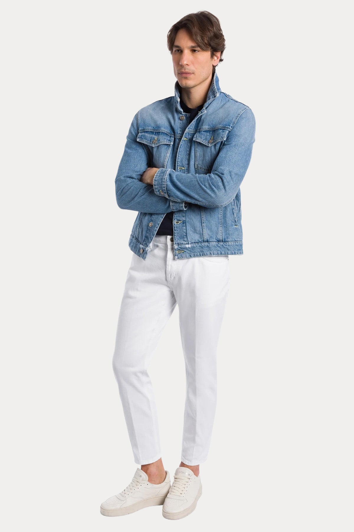 Dondup Regular Fit Yıkamalı Denim Ceket-Ceket-Libas