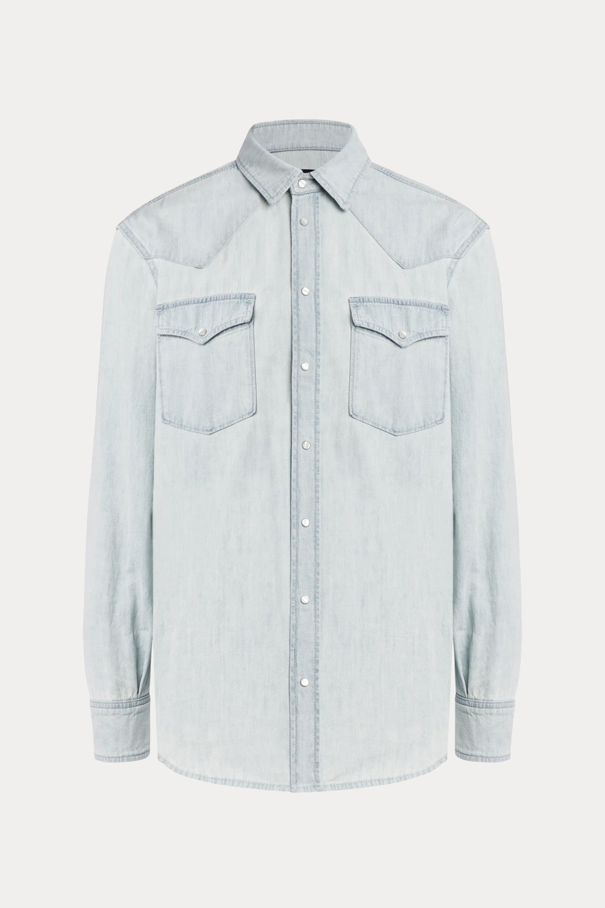 Dondup Regular Fit Yıkamalı Denim Gömlek-Gömlek-Libas